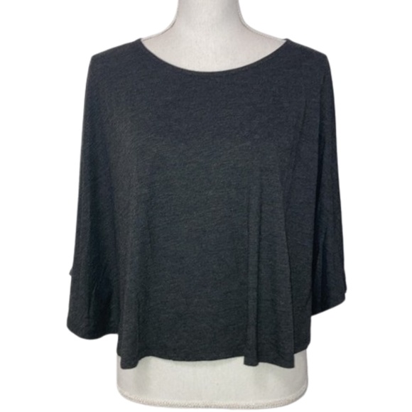 Mango poncho top Gray Grey - Picture 1 of 8